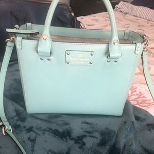 Kate Spade light blue satchel / top handle